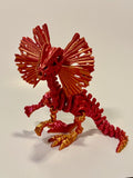 Dilophosaurus 3D-Printed Articulated Dinosaur