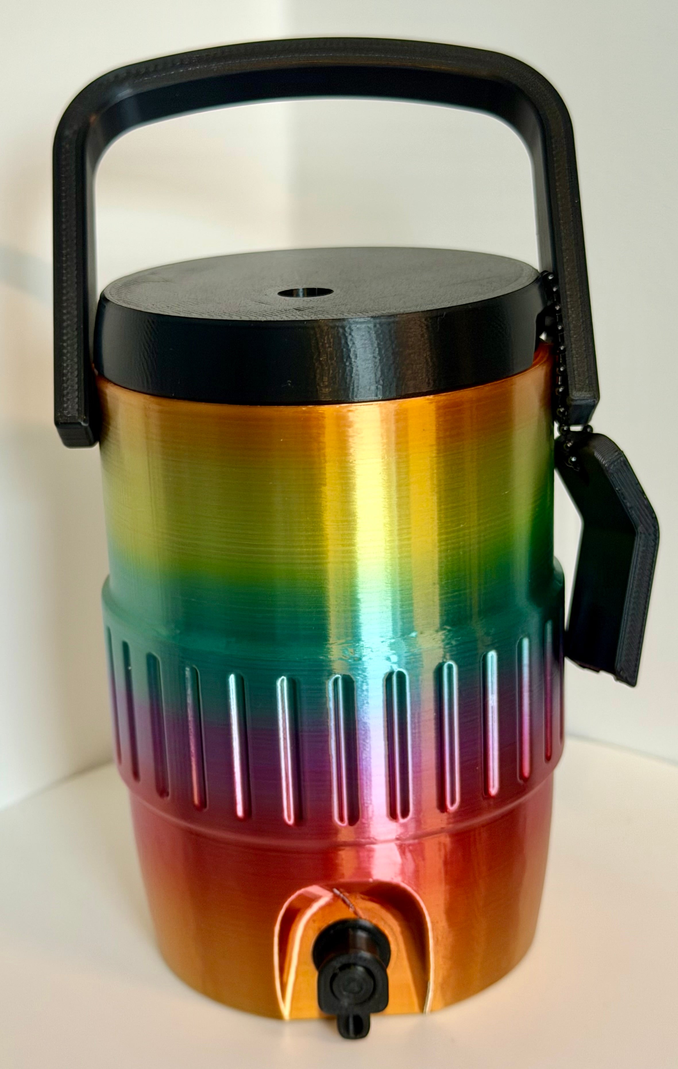 Rainbow Gradient 12 oz Soda CanJug